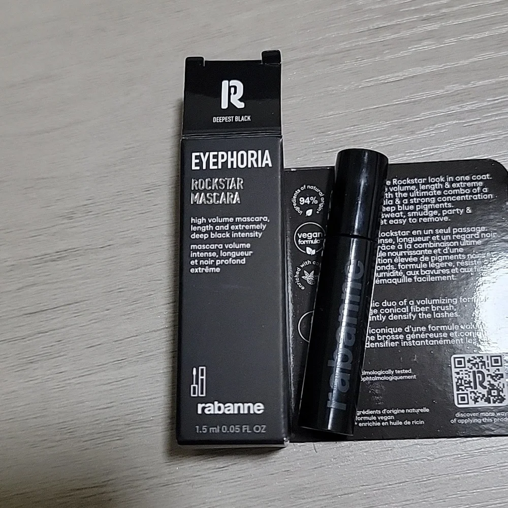 Rabanne Rockstar 24h Volumizing Mascara 1.5ml In Deepest Black